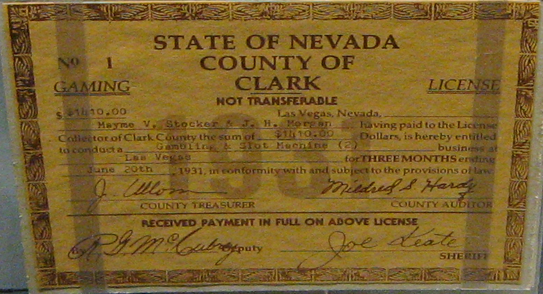 Nevada_Gaming_License_1931.png